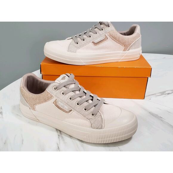 NEW SIZE 11 - Rocket Dog Women's Cheery Sneaker COLOR BLOCK PINK MAUVE PASTEL - Picture 7 of 7